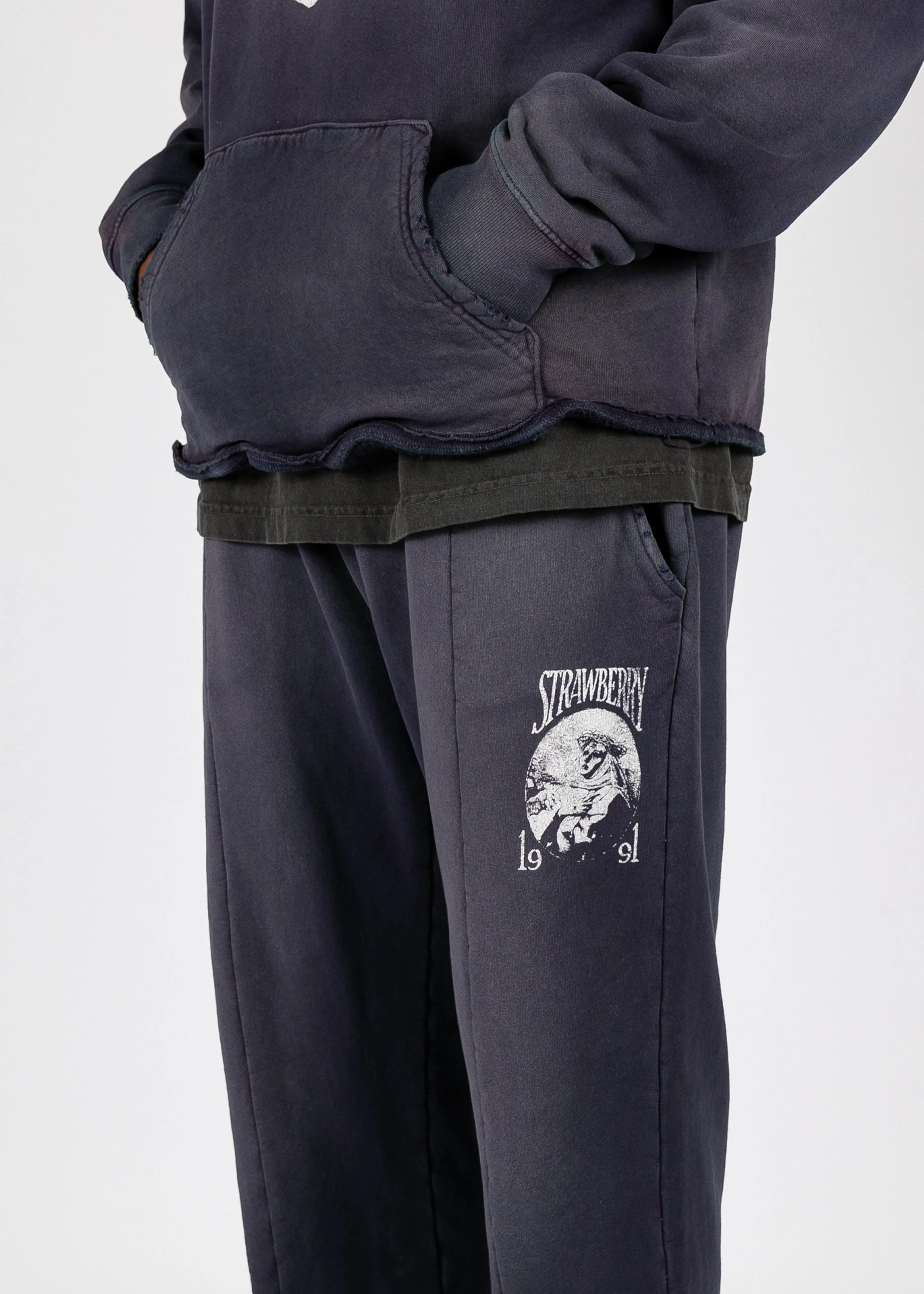 1991 Pleated Sweatpant - Dark Purple