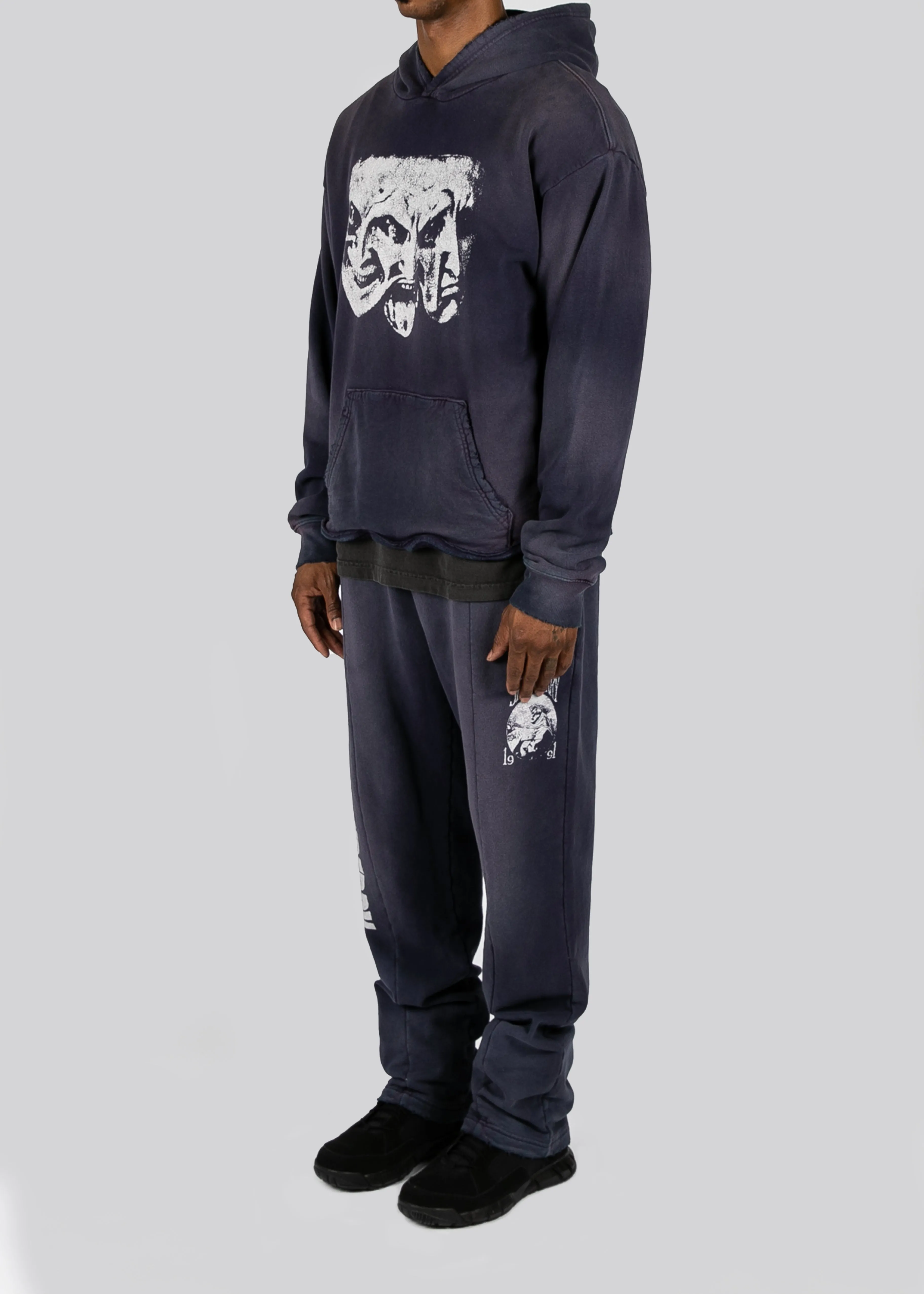 1991 Pleated Sweatpant - Dark Purple