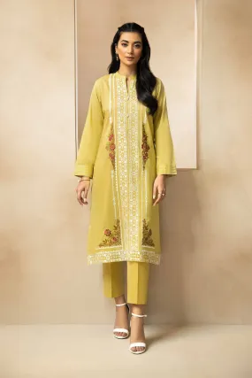 2 Piece - Dyed Embroidered Suit - 42301027