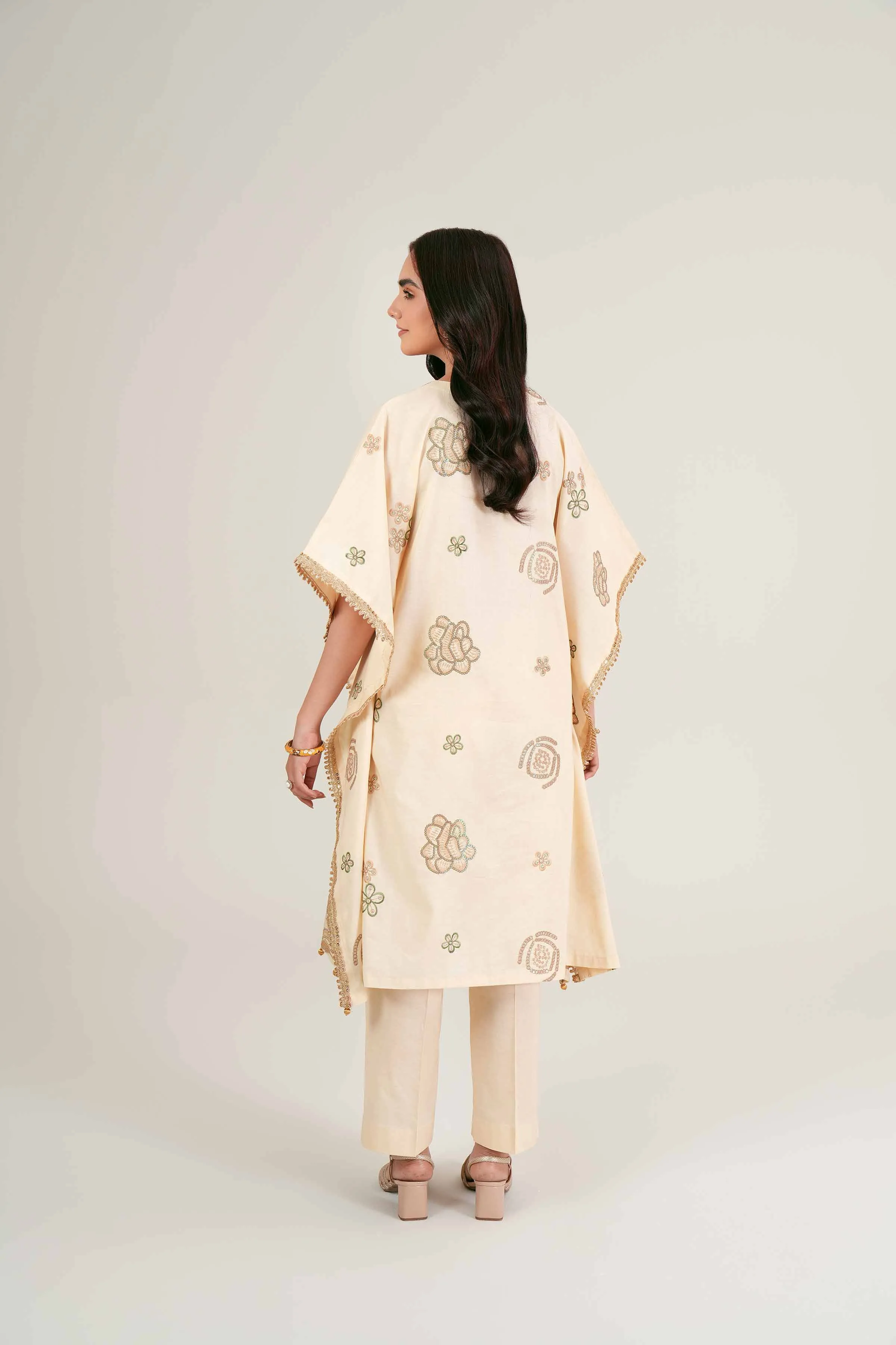 2 Piece - Dyed Embroidered Suit - 42401956