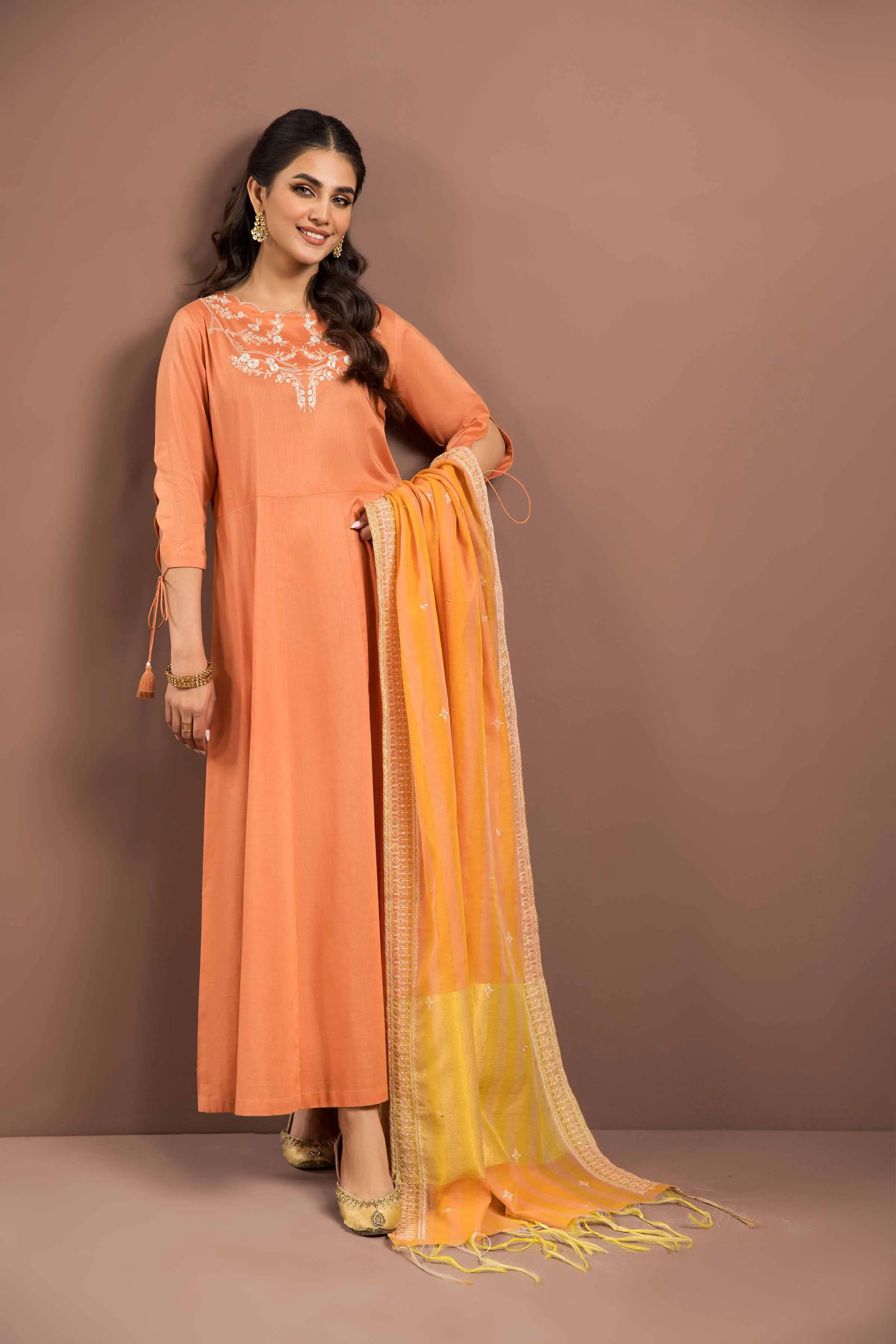 2 Piece - Embroidered Suit - PE23-146