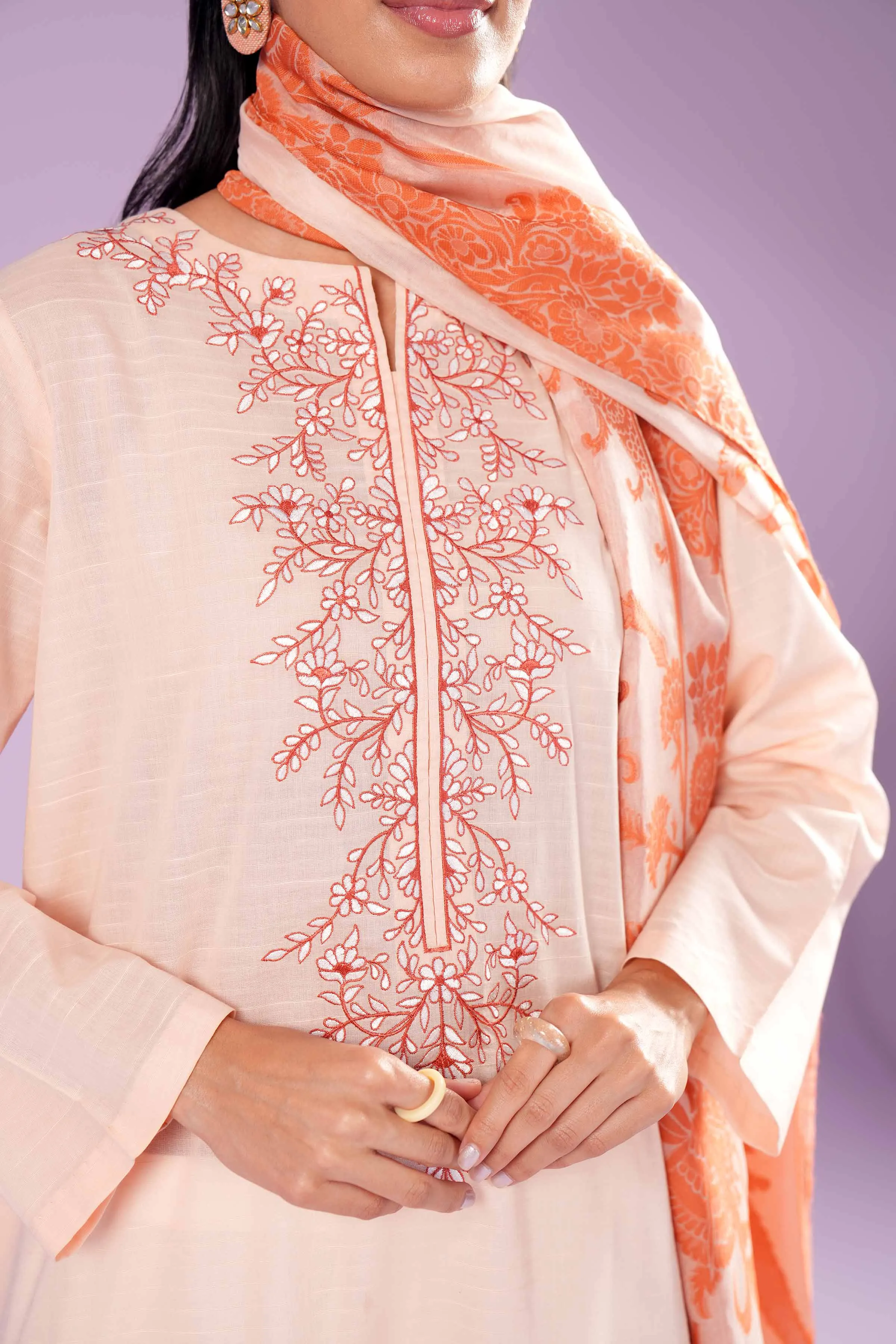 2 Piece - Embroidered Suit - PE24-112