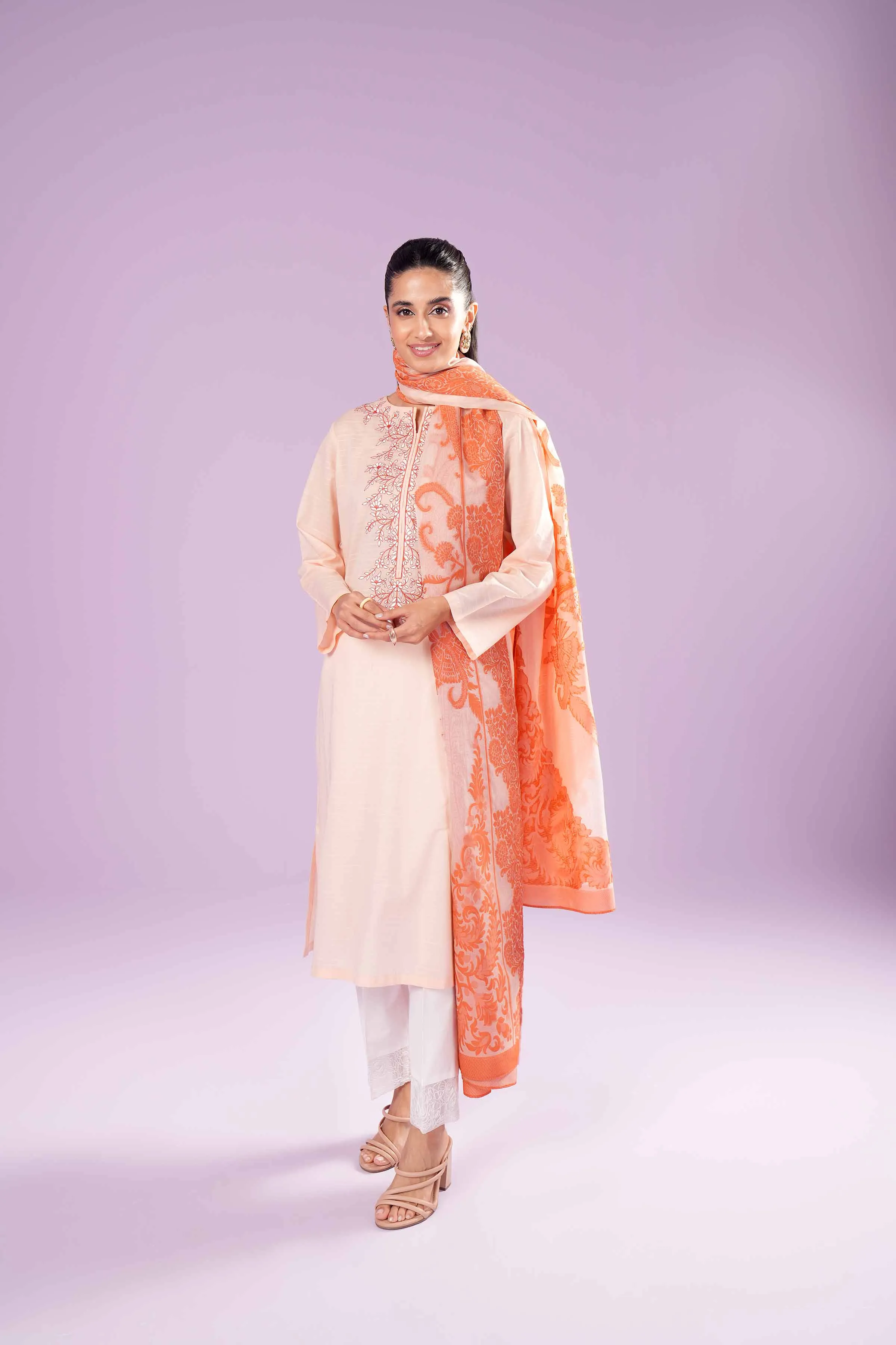 2 Piece - Embroidered Suit - PE24-112