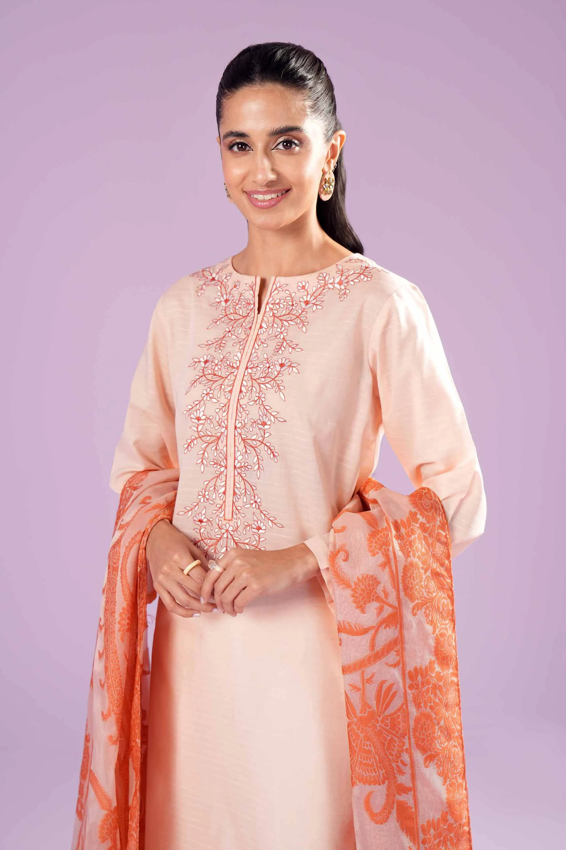 2 Piece - Embroidered Suit - PE24-112