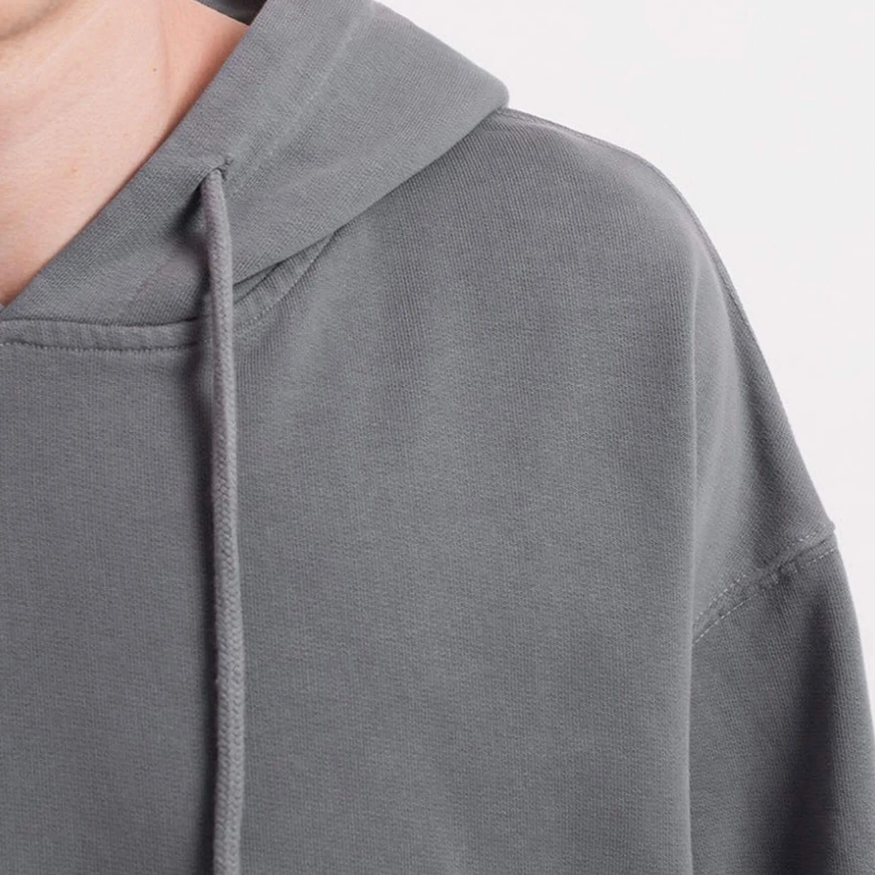 410GSM Hooded Sweatshirt Grey Wash