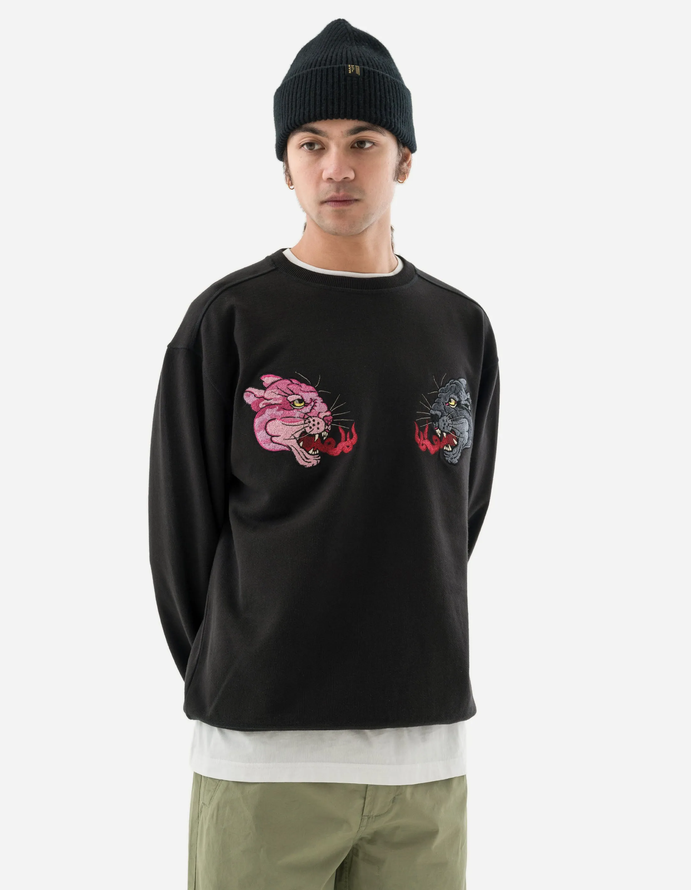 5311 Duality Panther Crew Sweat Black