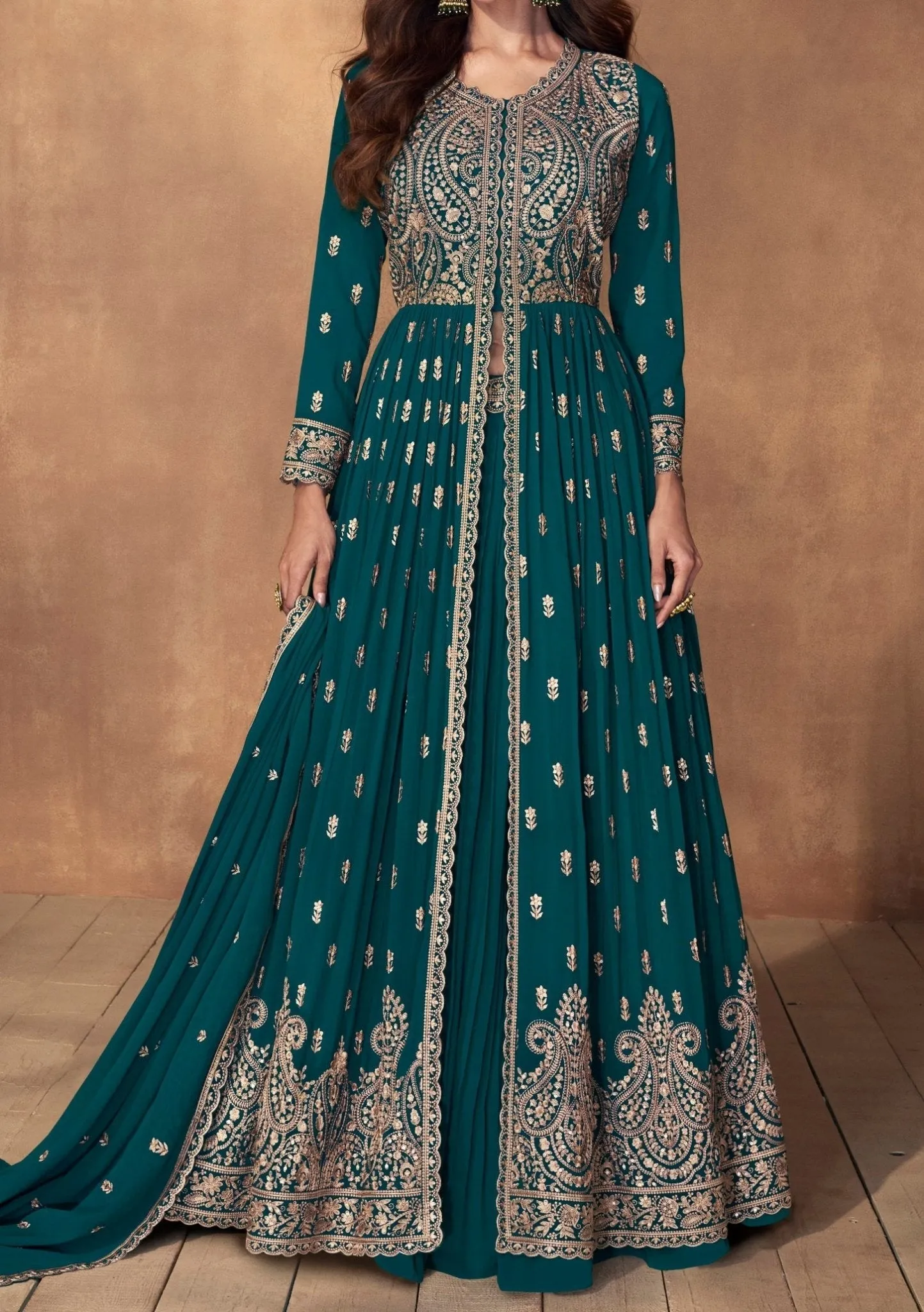 Aashirwad Madhubala Party Wear Anarkali Suit