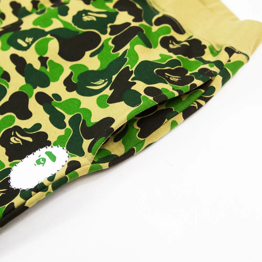 ABC Camo Crystal Stone Sweat Pants (Green)