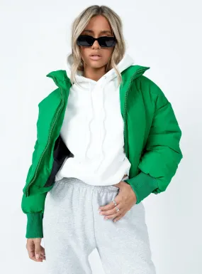 Abe Puffer Jacket Apple Green