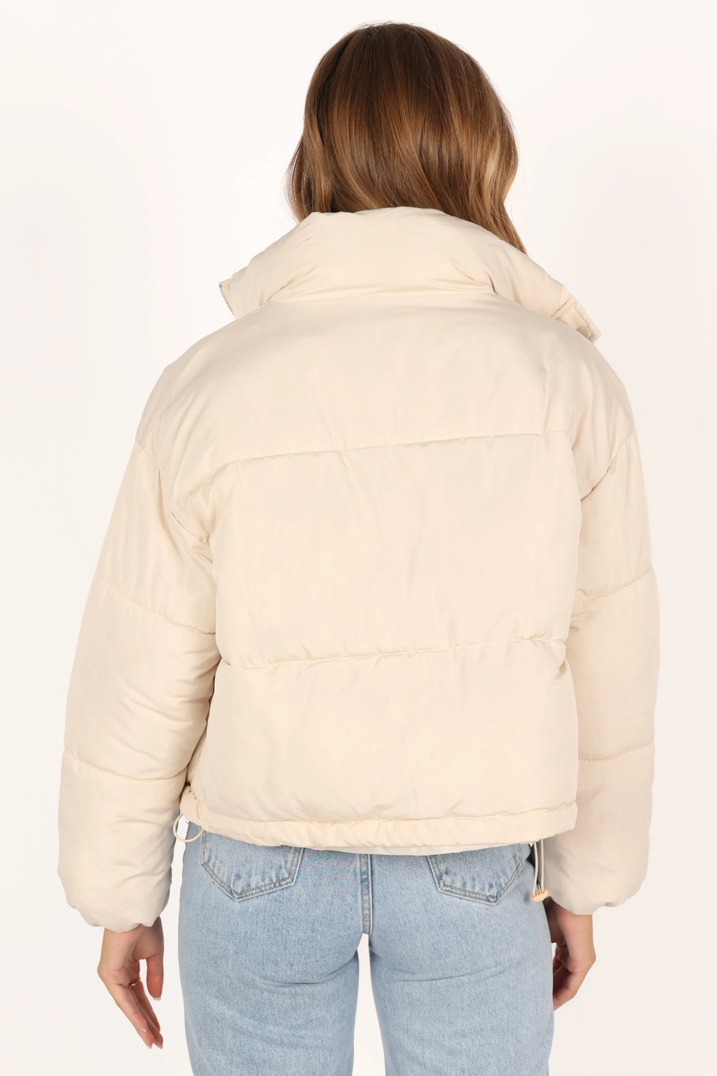 Abigail Puffer Jacket - Cream