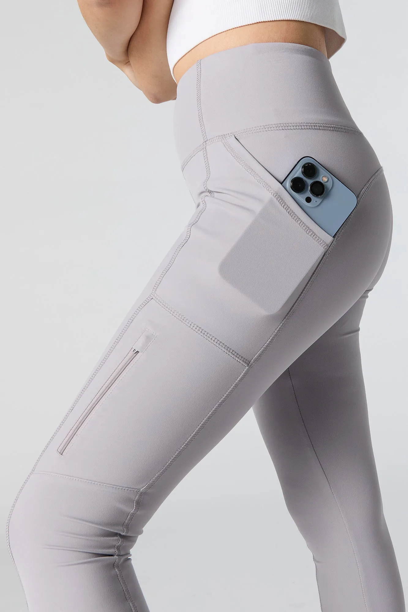 Active Zipper Multi Pocket Legging