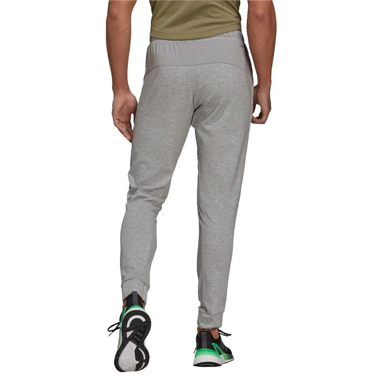 adidas D2M Motion Sweat Pants - Mens - Medium Grey Heather/Black