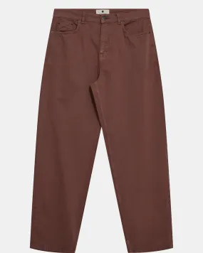 AKJANIC GARMENT DYED PANTS - Cognac