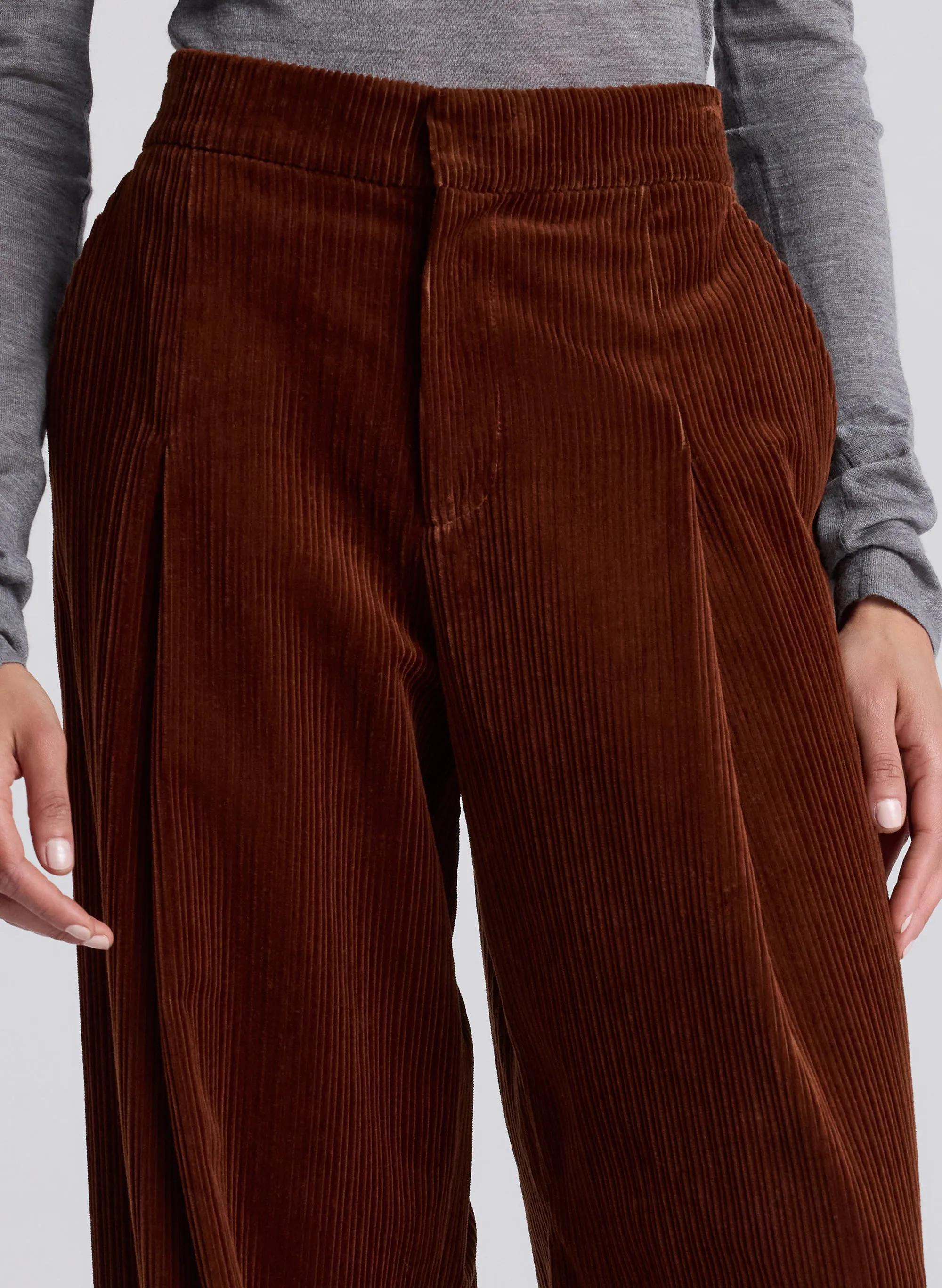 Andrew Wide Leg Corduroy Pant