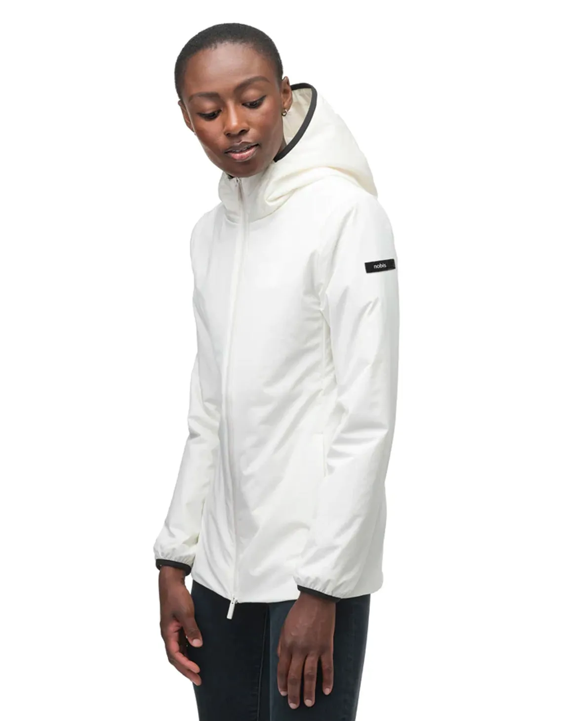 ARC LADIES HOODED MID LAYER CHALK