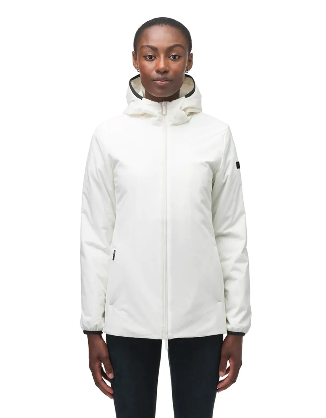 ARC LADIES HOODED MID LAYER CHALK