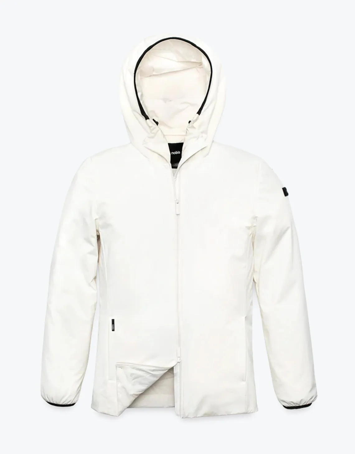 ARC LADIES HOODED MID LAYER CHALK