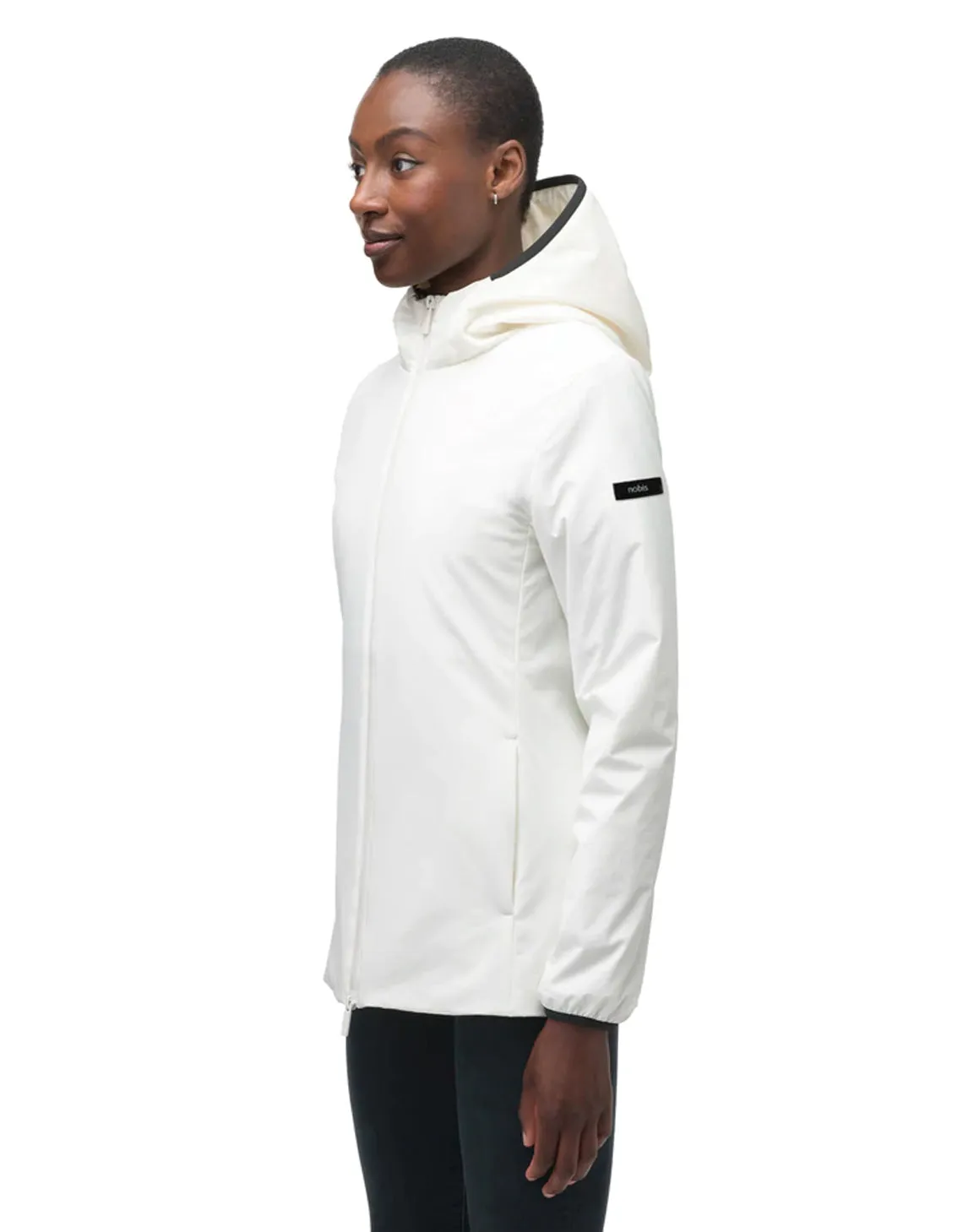 ARC LADIES HOODED MID LAYER CHALK