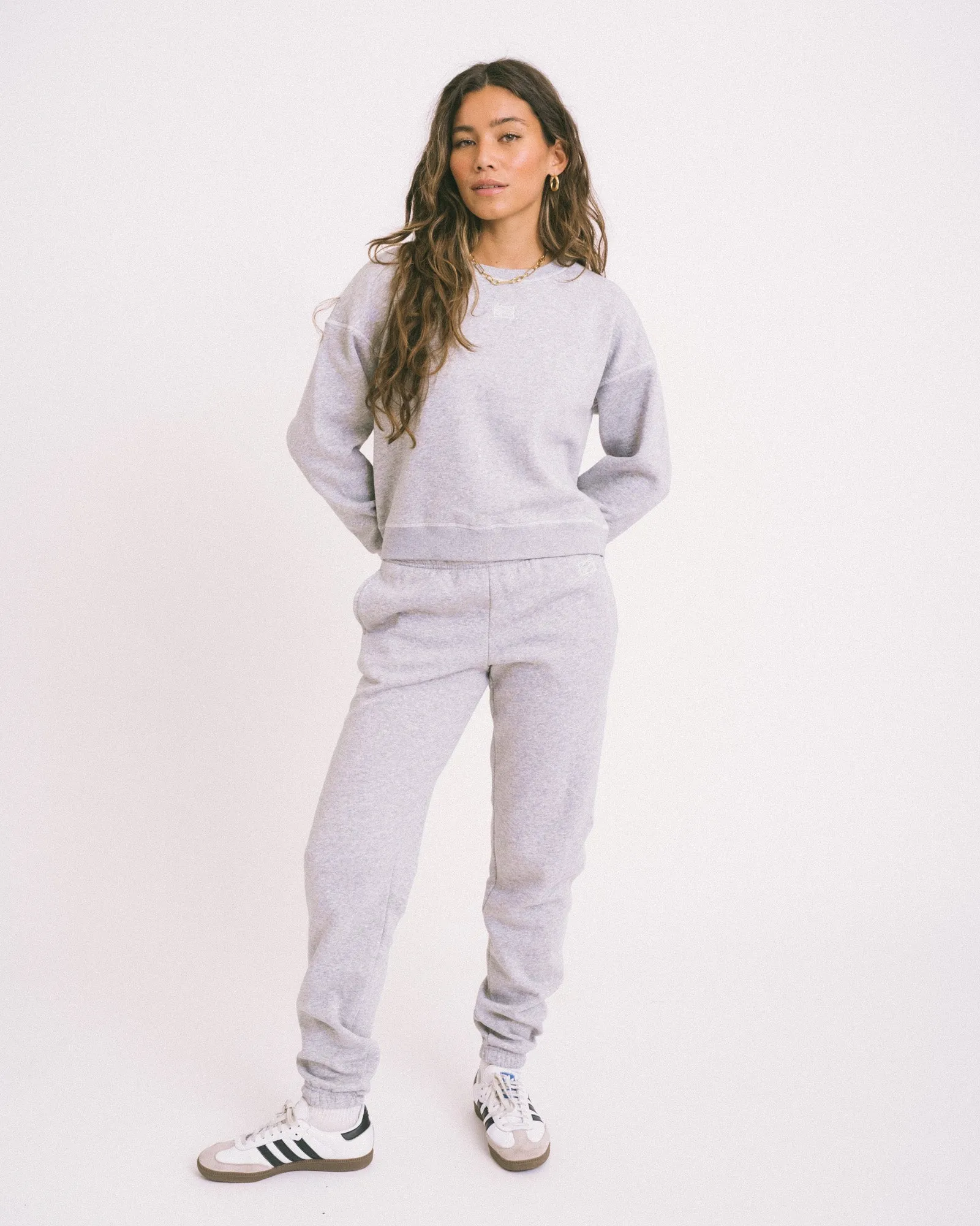 Arya Sweat Pants Light Grey Melange