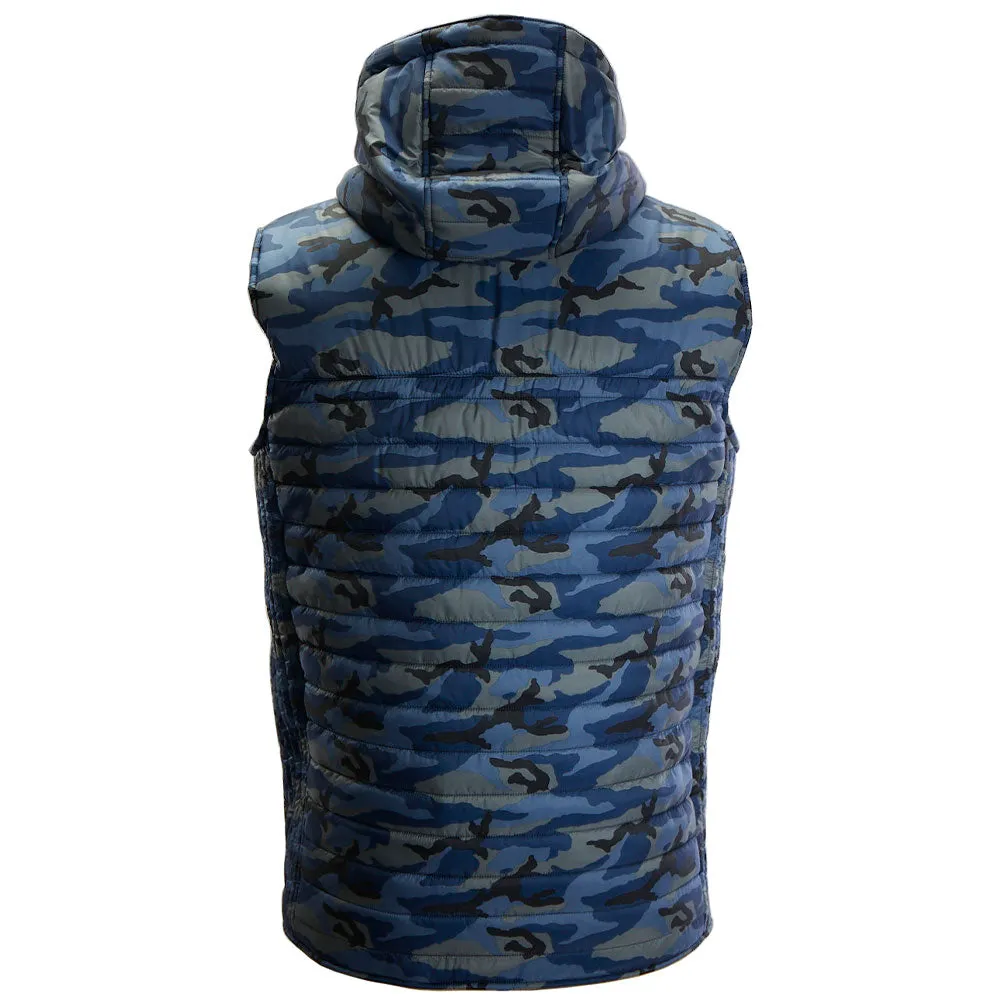 BAUER ADULT CAMO HOODED PUFFER VEST JACKET