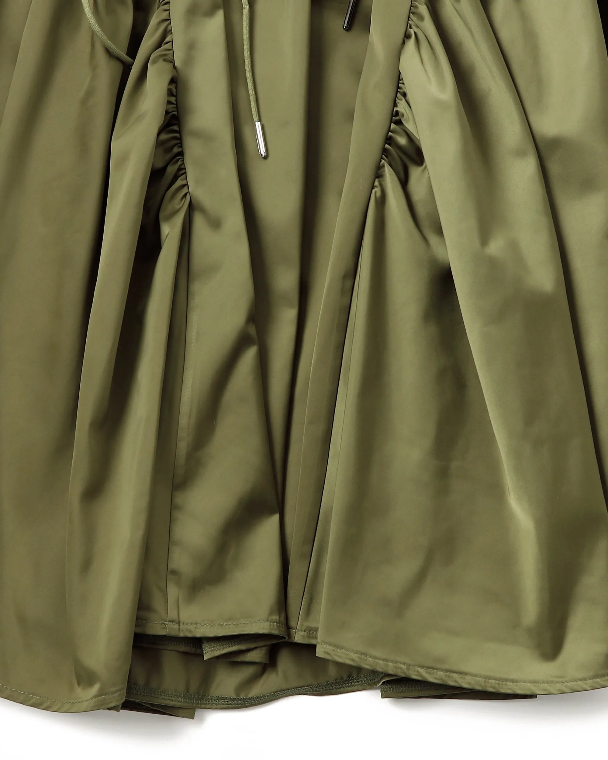 BIG POCKET GATHER SKIRT (KHAKI)