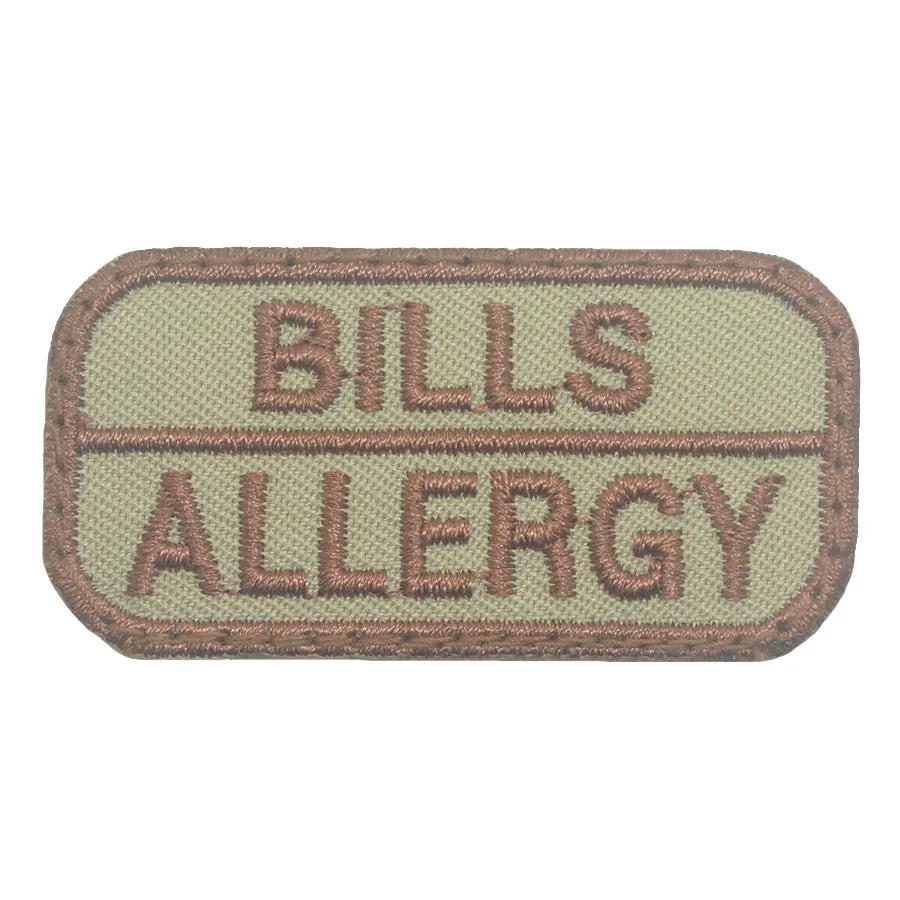 BILLS ALLERGY PATCH - KHAKI