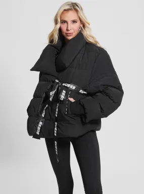 Black Claudia Active Puffer Jacket