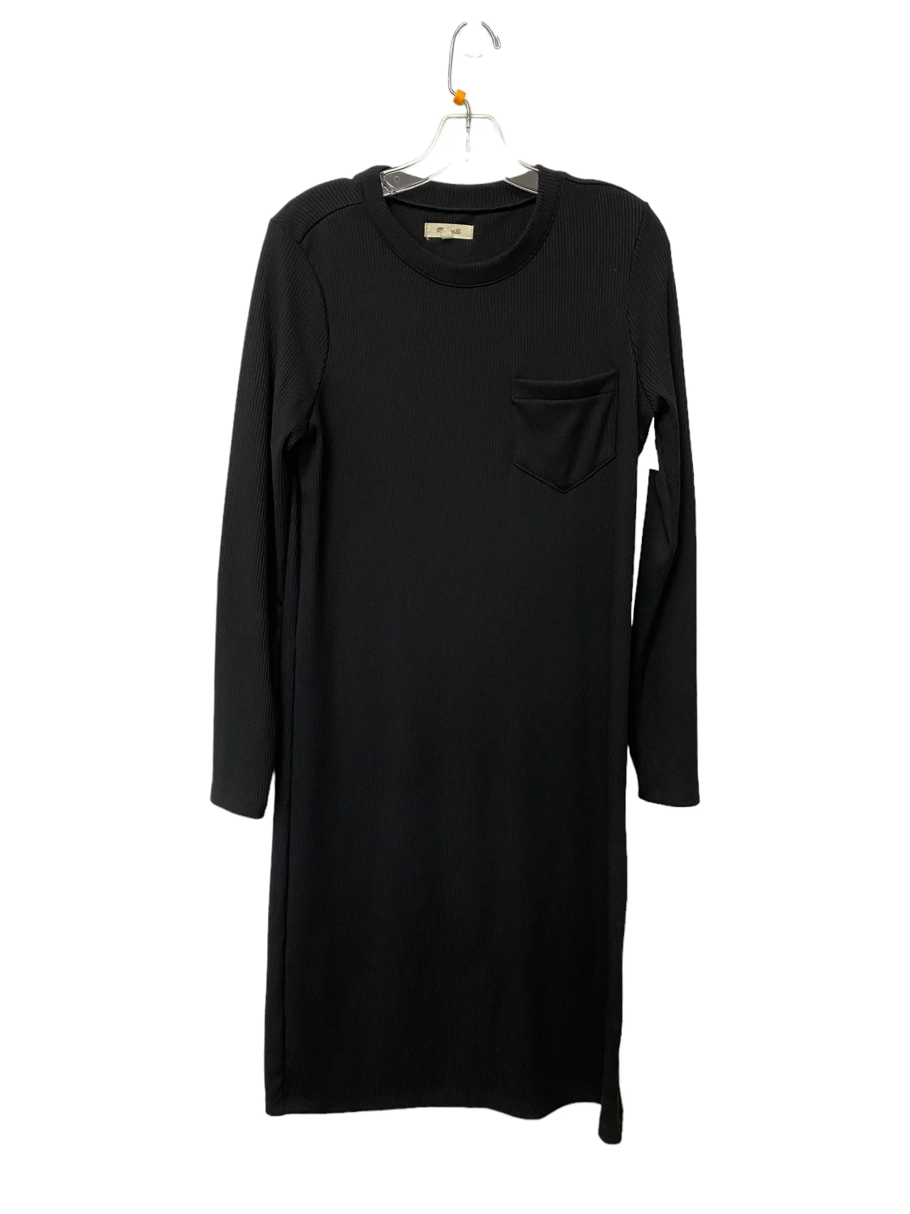 Black Dress Casual Maxi Madewell, Size M