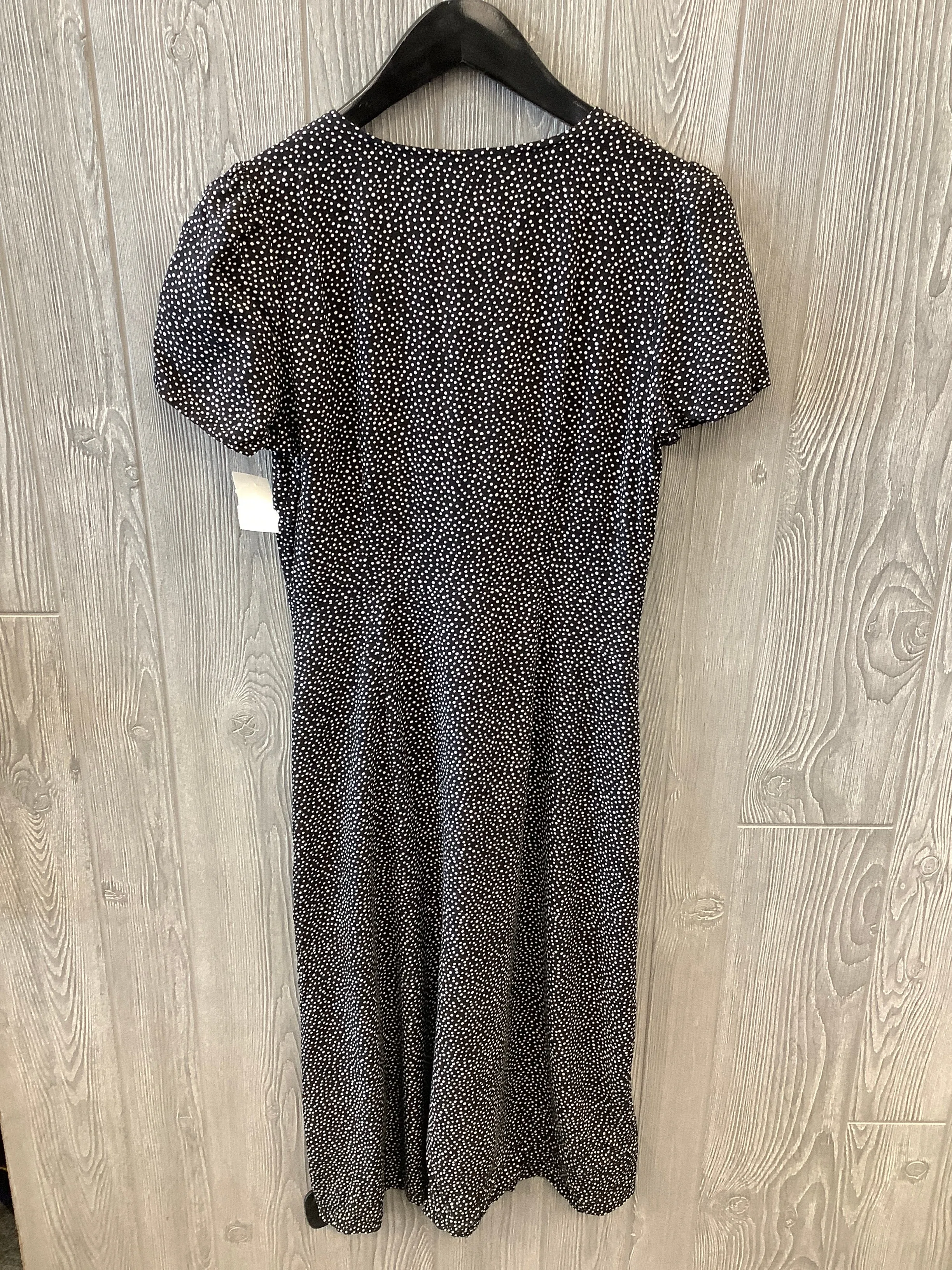 Black Dress Casual Midi Gap, Size Xs