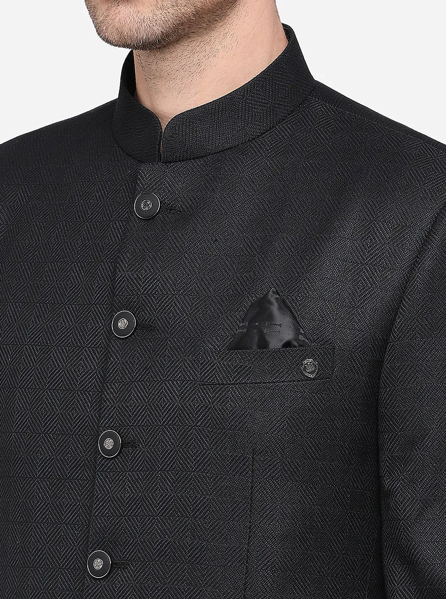 Black Jodhpuri Suit | JadeBlue