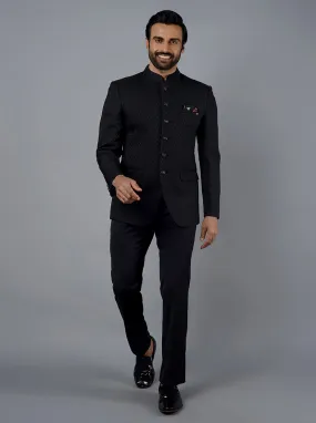 Black Jodhpuri Suit | JadeBlue