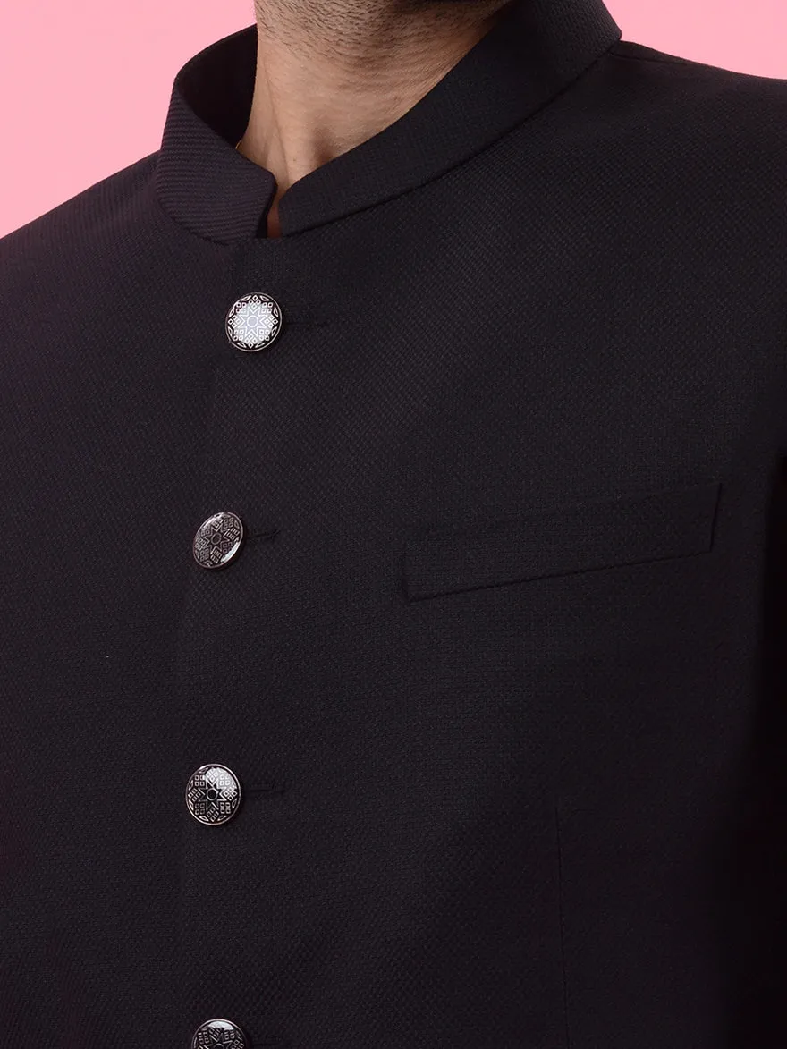 Black Jodhpuri Suit | JadeBlue