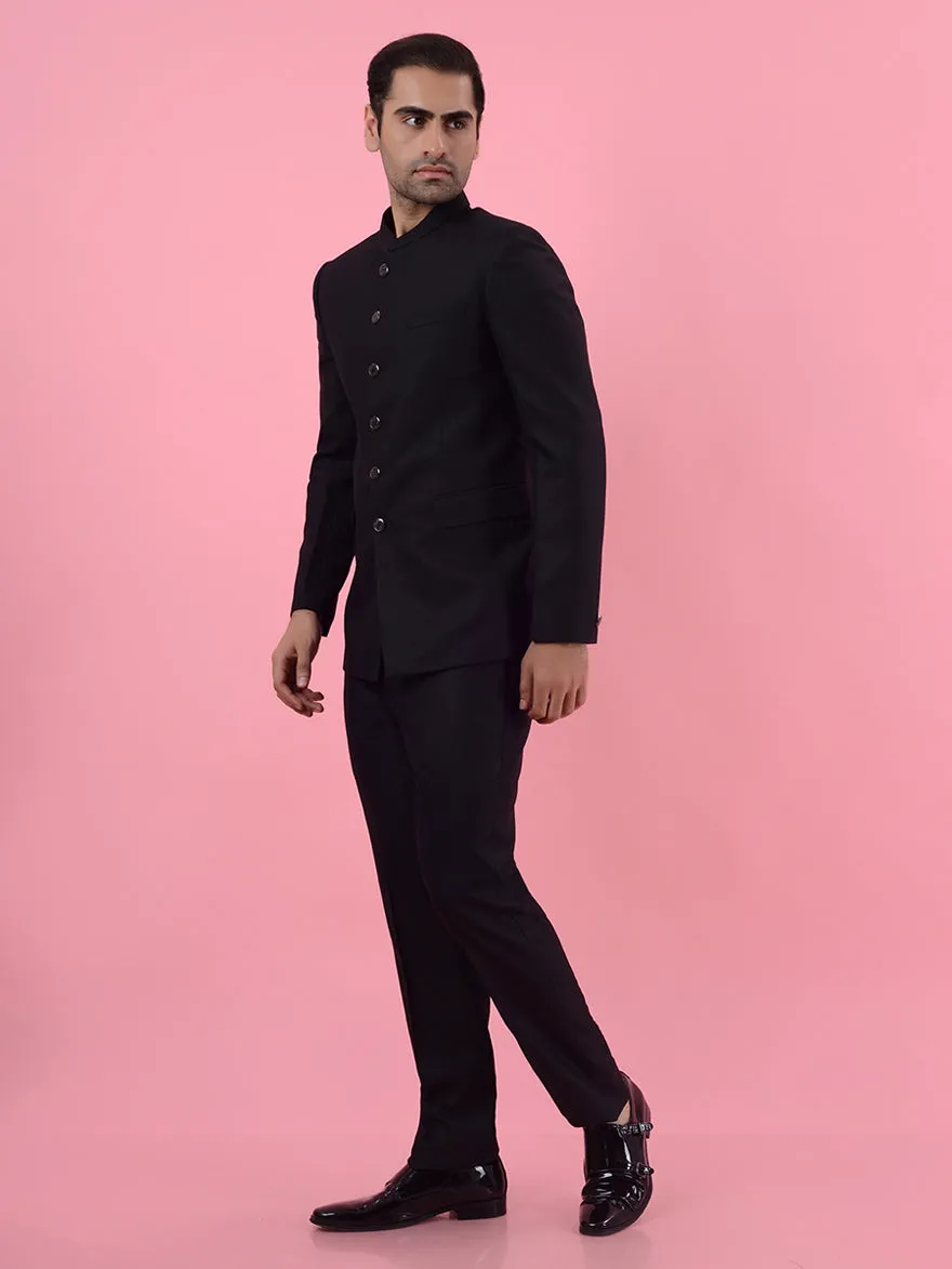 Black Jodhpuri Suit | JadeBlue