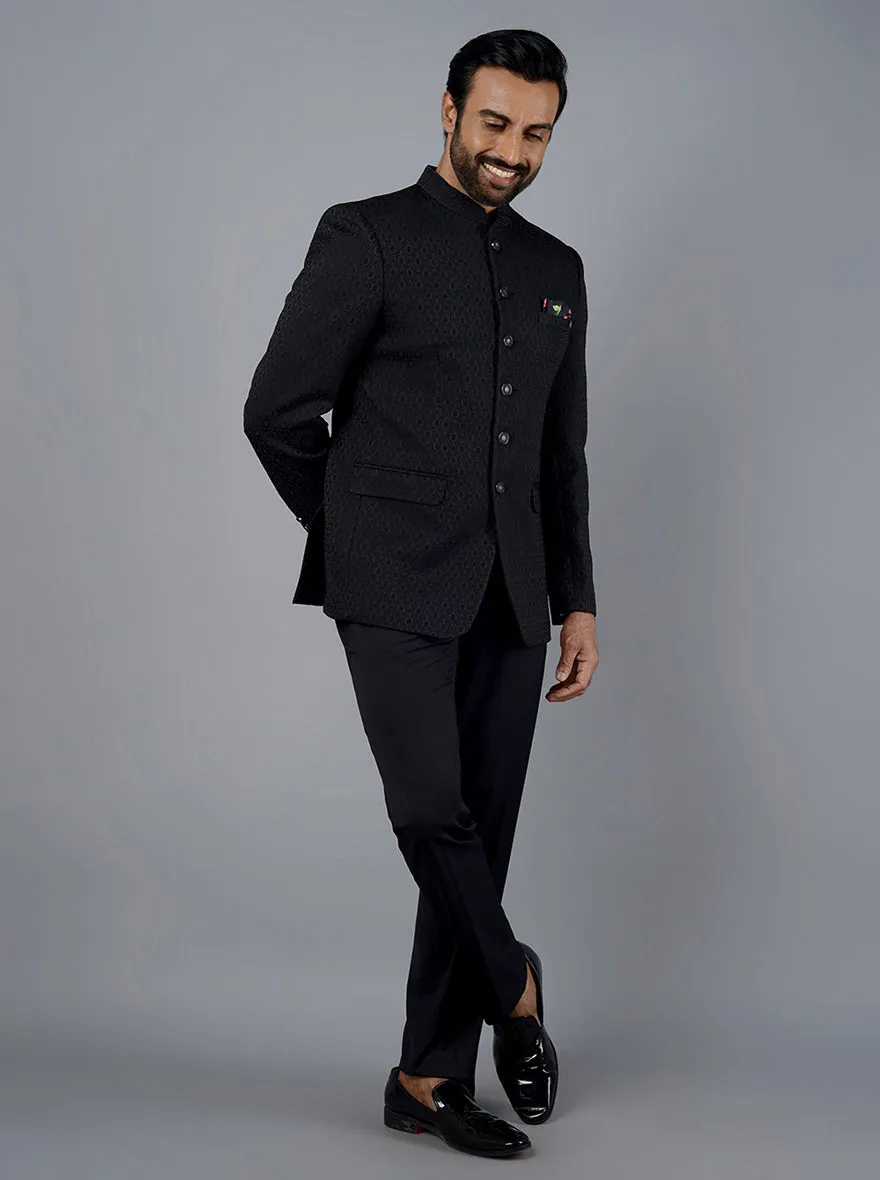 Black Jodhpuri Suit | JadeBlue