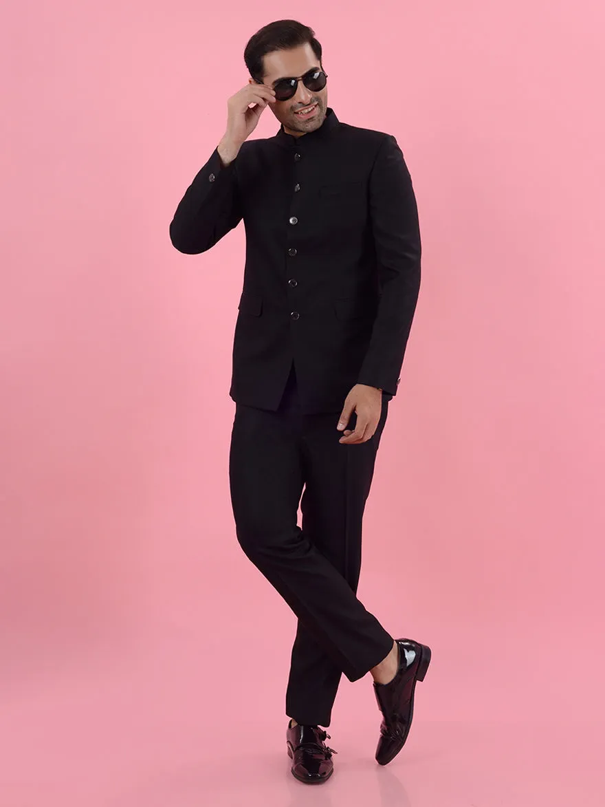 Black Jodhpuri Suit | JadeBlue