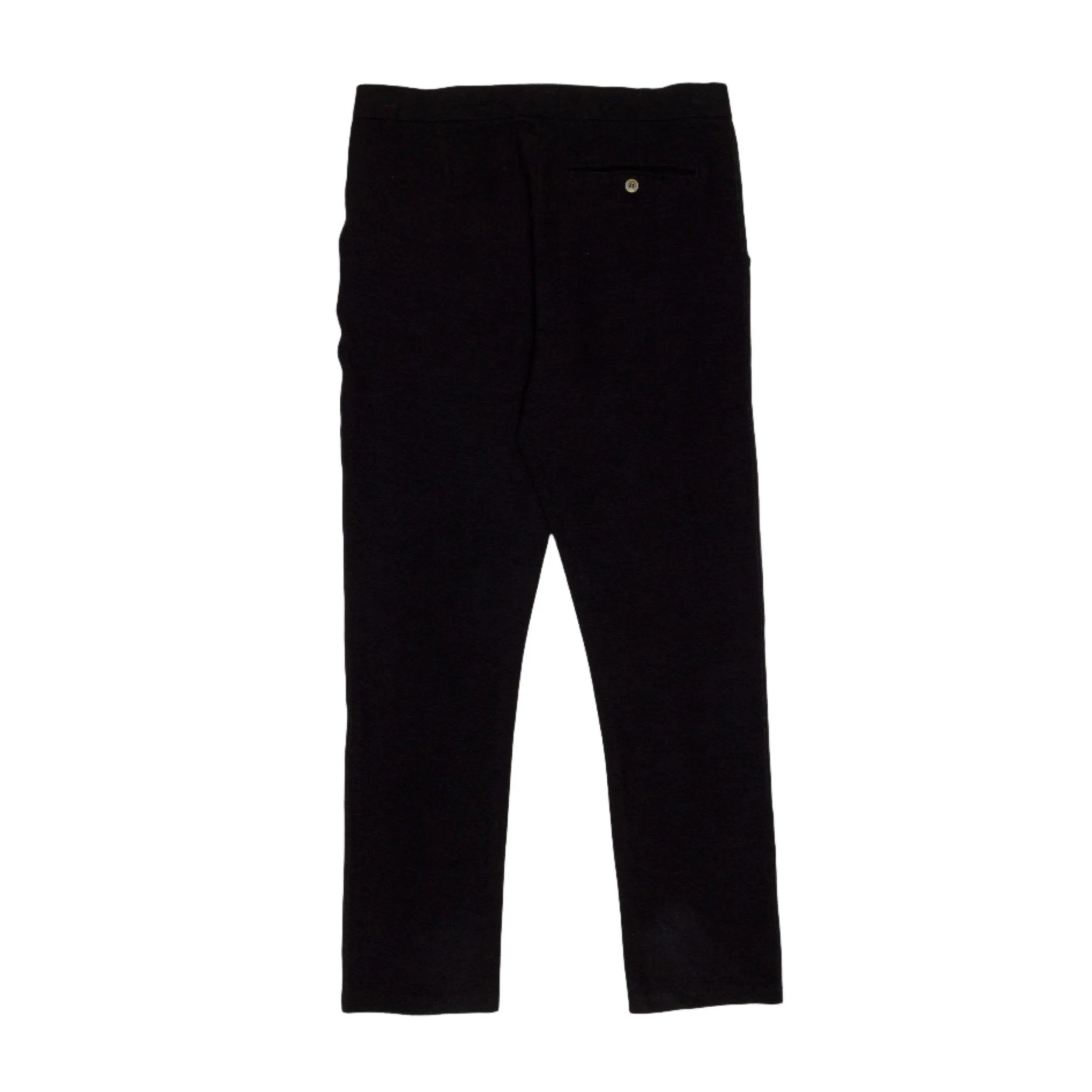 Black Pleated Lounge Trouser