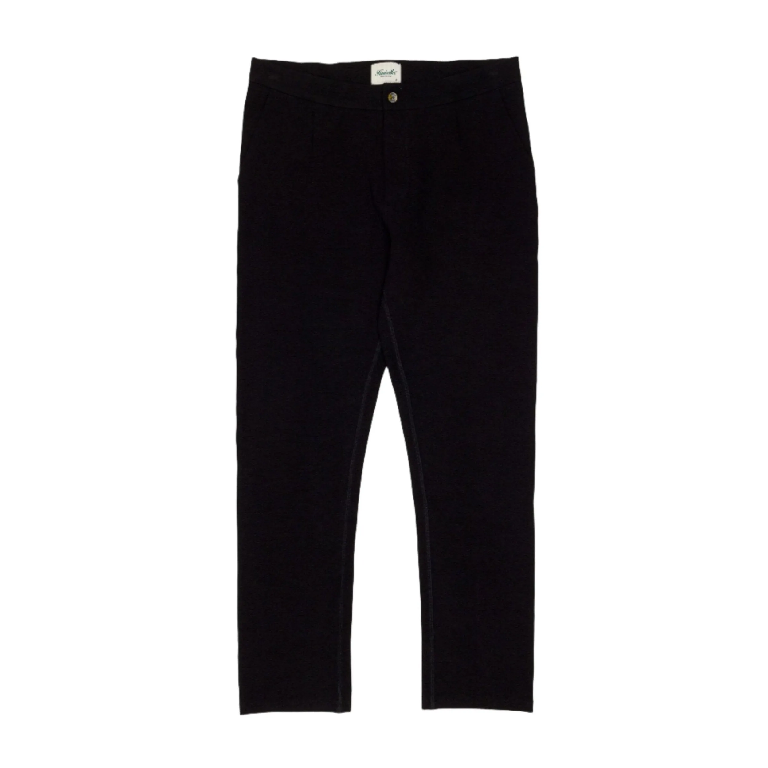 Black Pleated Lounge Trouser