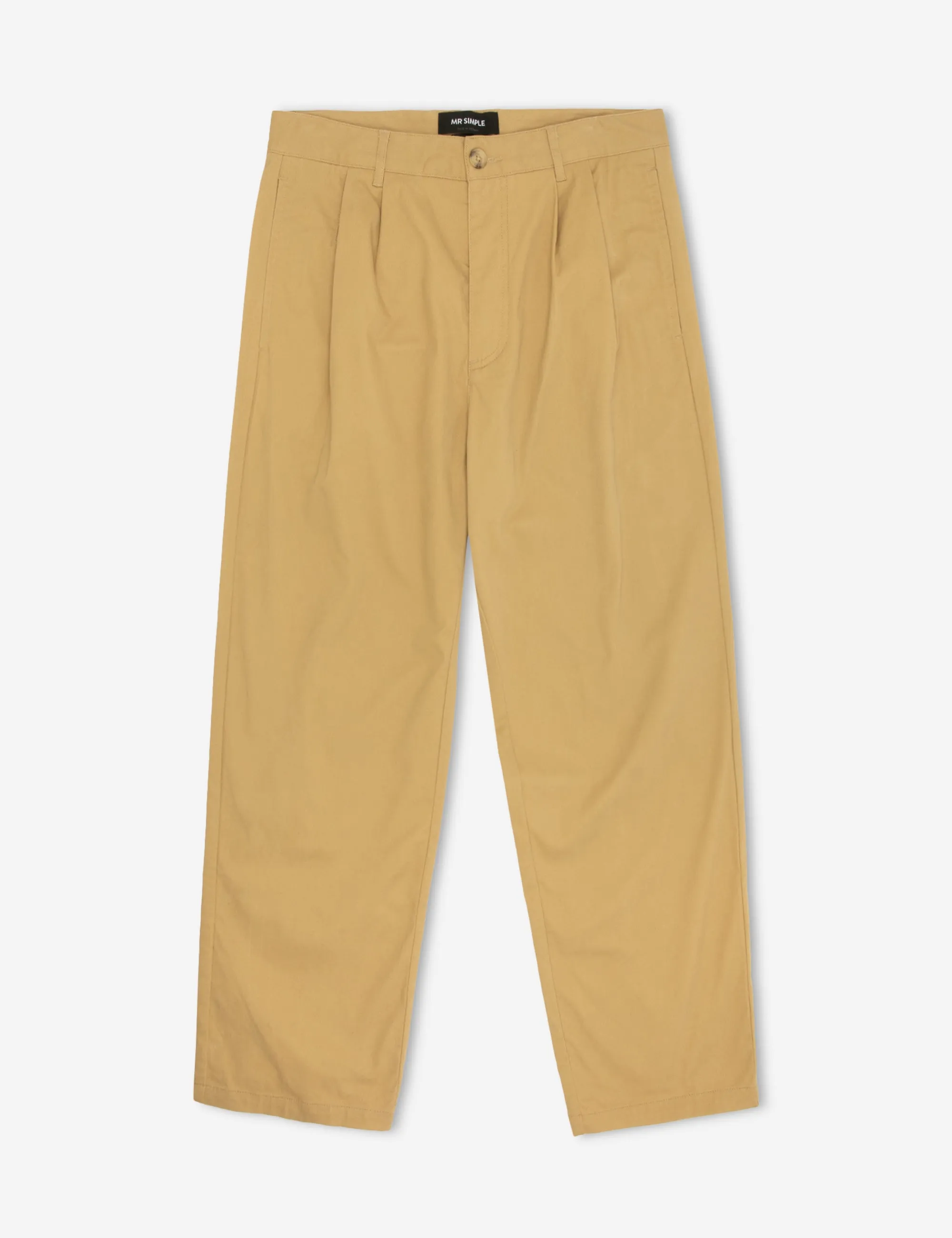 Brooklyn Pleated Pant - Khaki