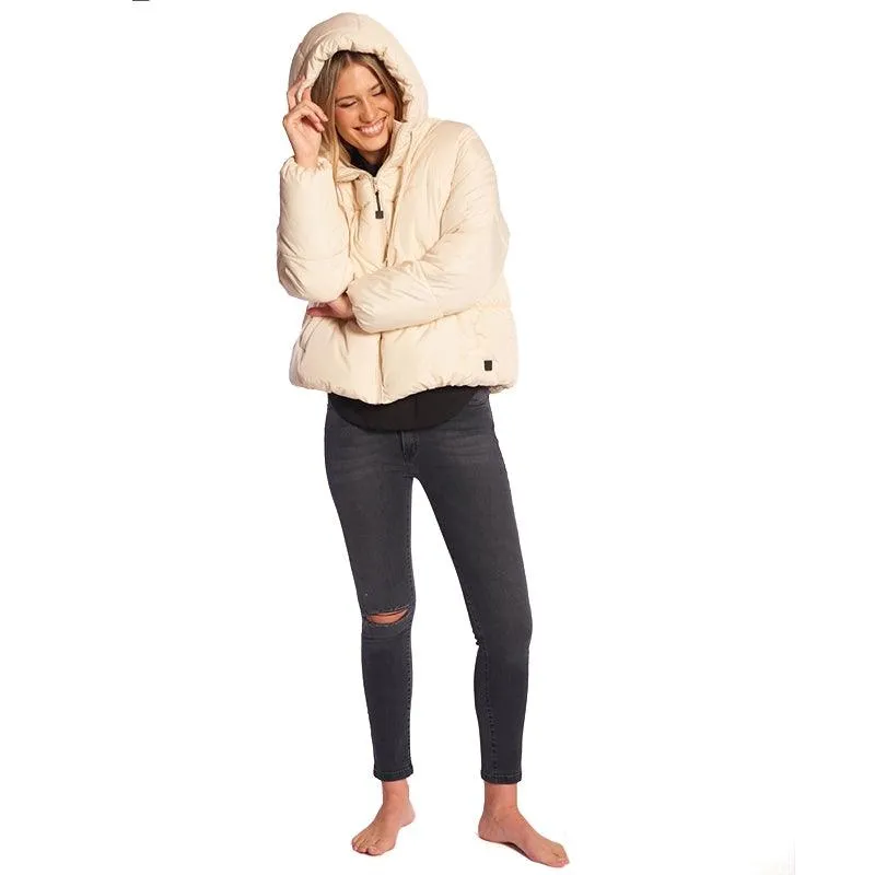 Campera Rip Curl Puffer Mujer Blanco