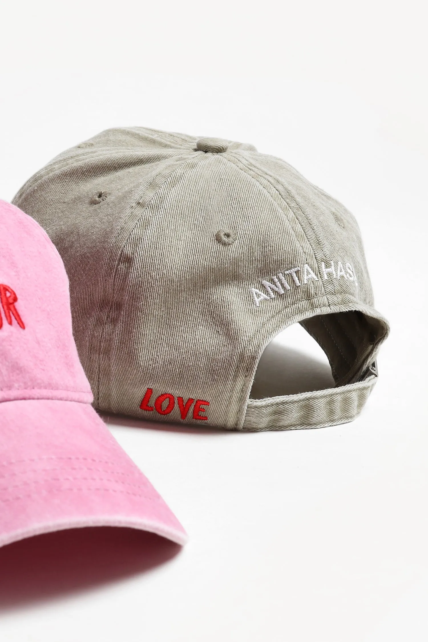 Cap 'Amour' in Washed Khaki