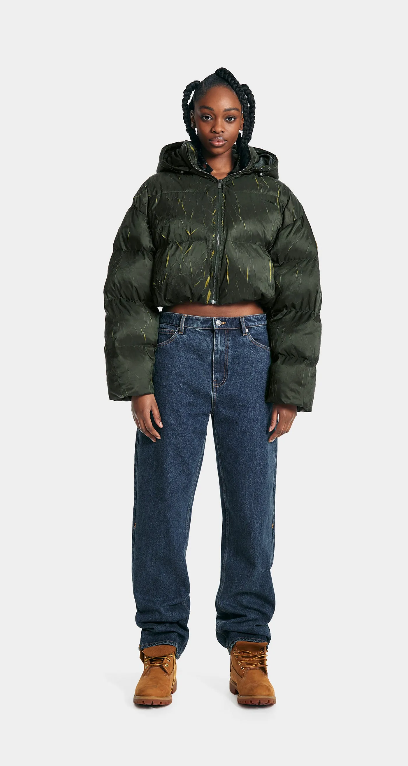 Cardamon Green Jorja Puffer Jacket