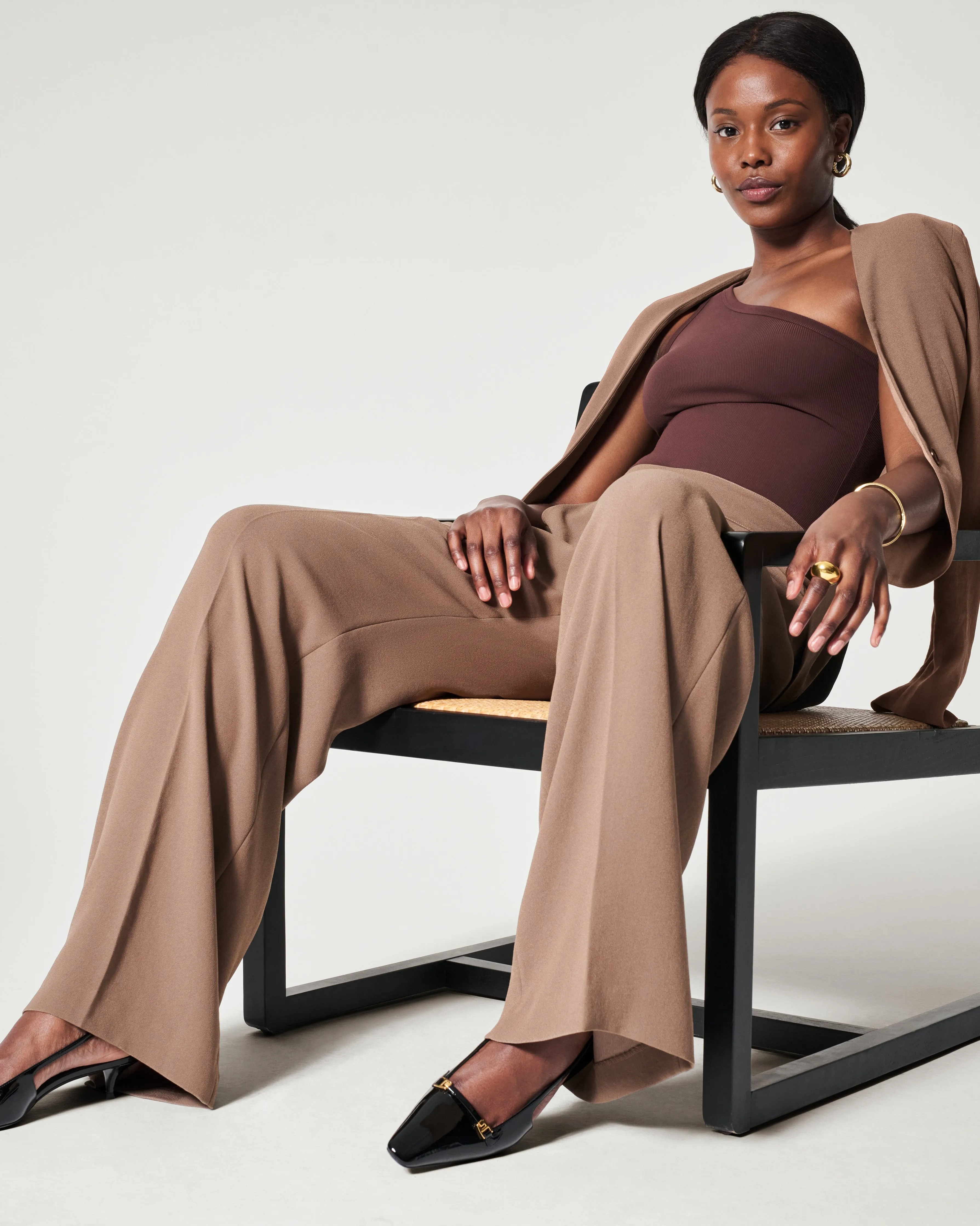 Carefree Crepe Pleated Trouser