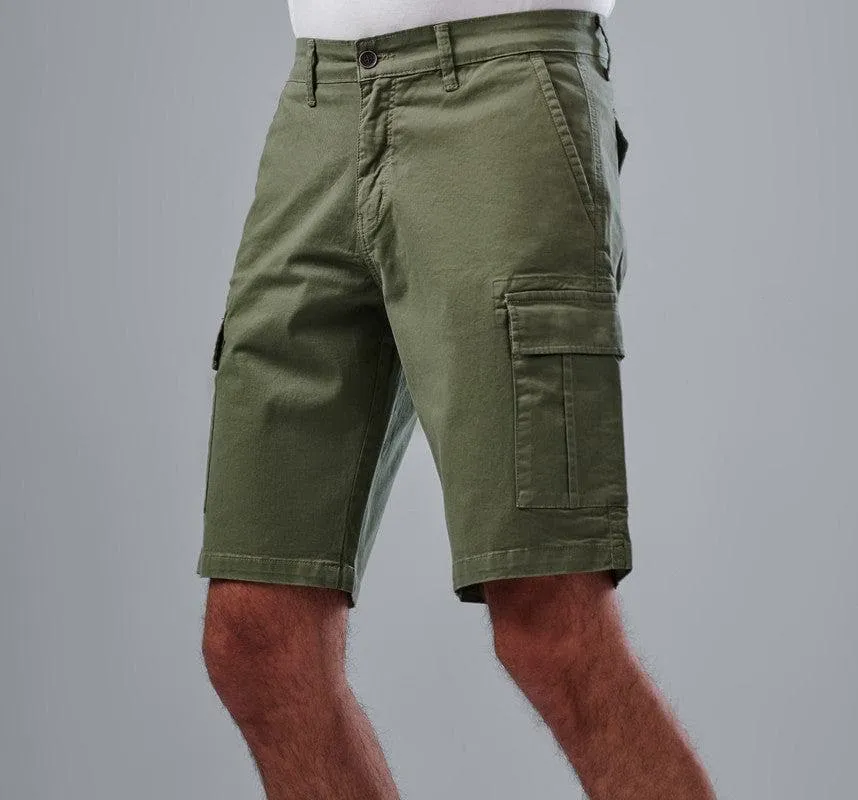 CARGO BERMUDA SHORTS - KHAKI