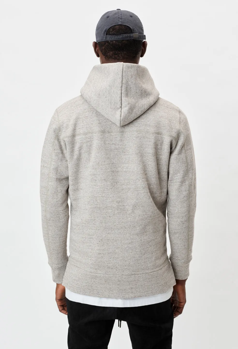 Cashmere Fleece Hooded Villain / Heather Oatmeal