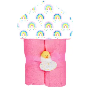 Chasing Rainbow Hooded Towel