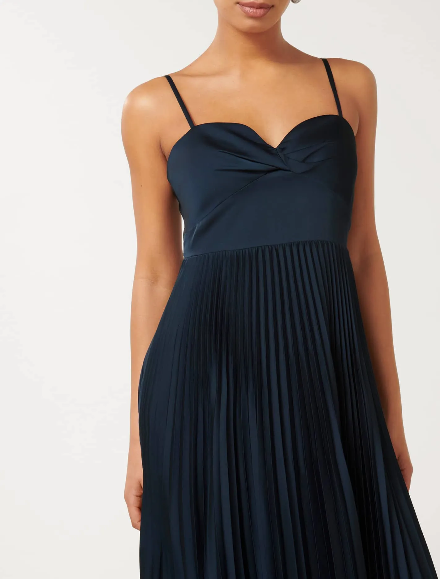 Chloe Pleated Midi Dress