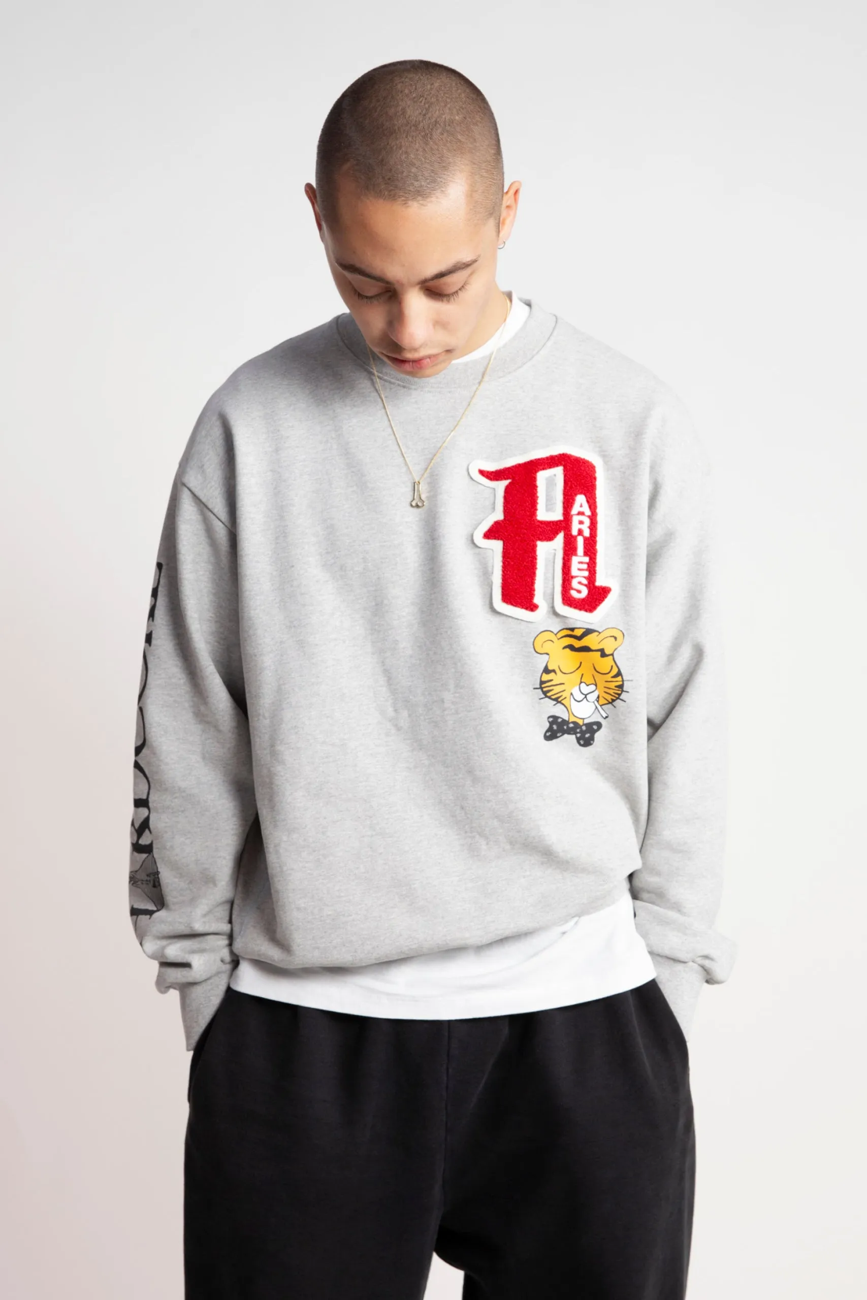 Collegiate Cross Grain Sweat