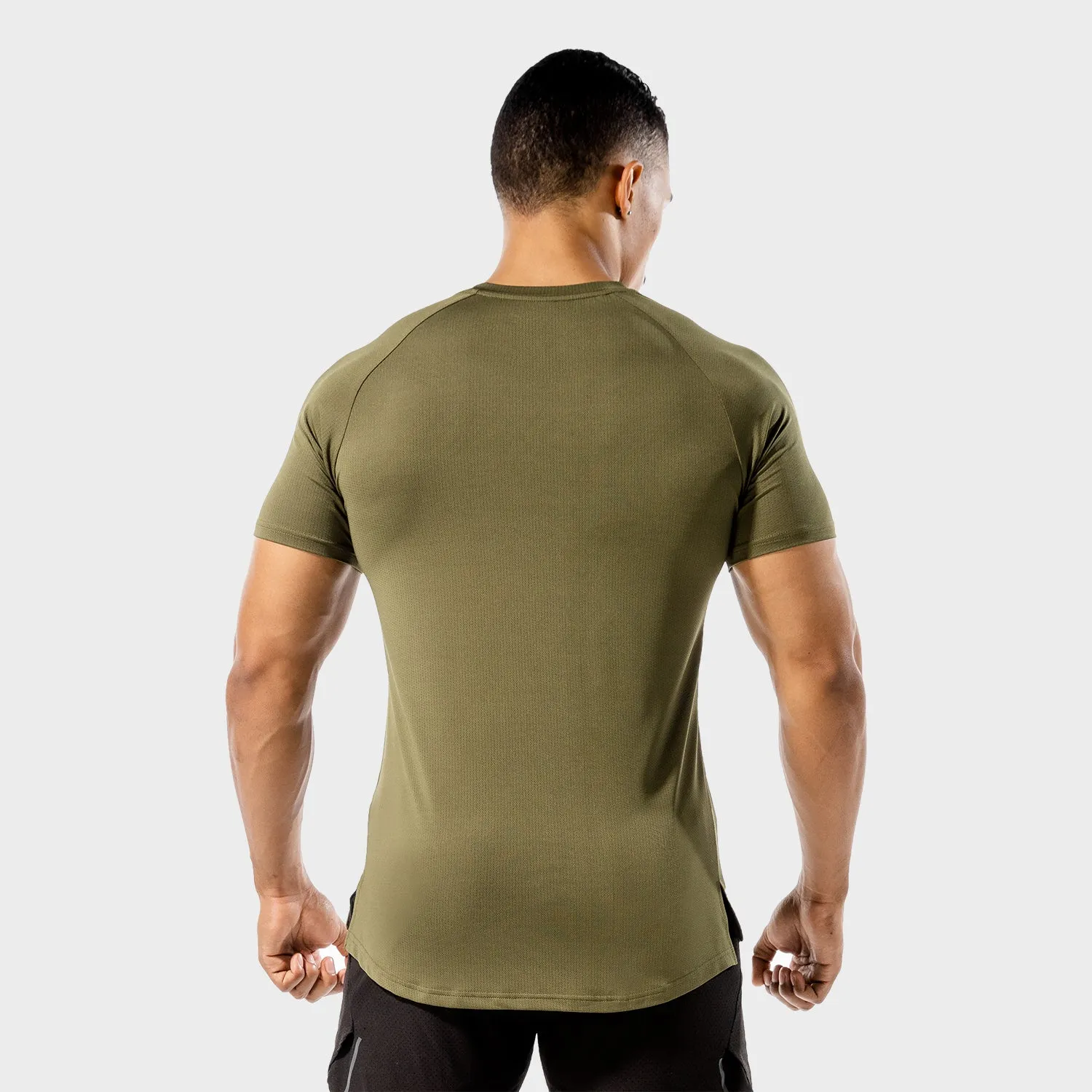 Core Mesh Tee - Khaki