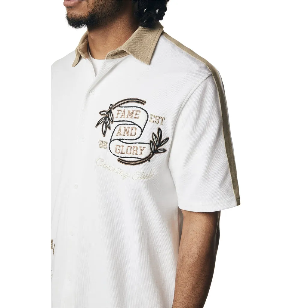 Country Club Waffle Shirt - Khaki