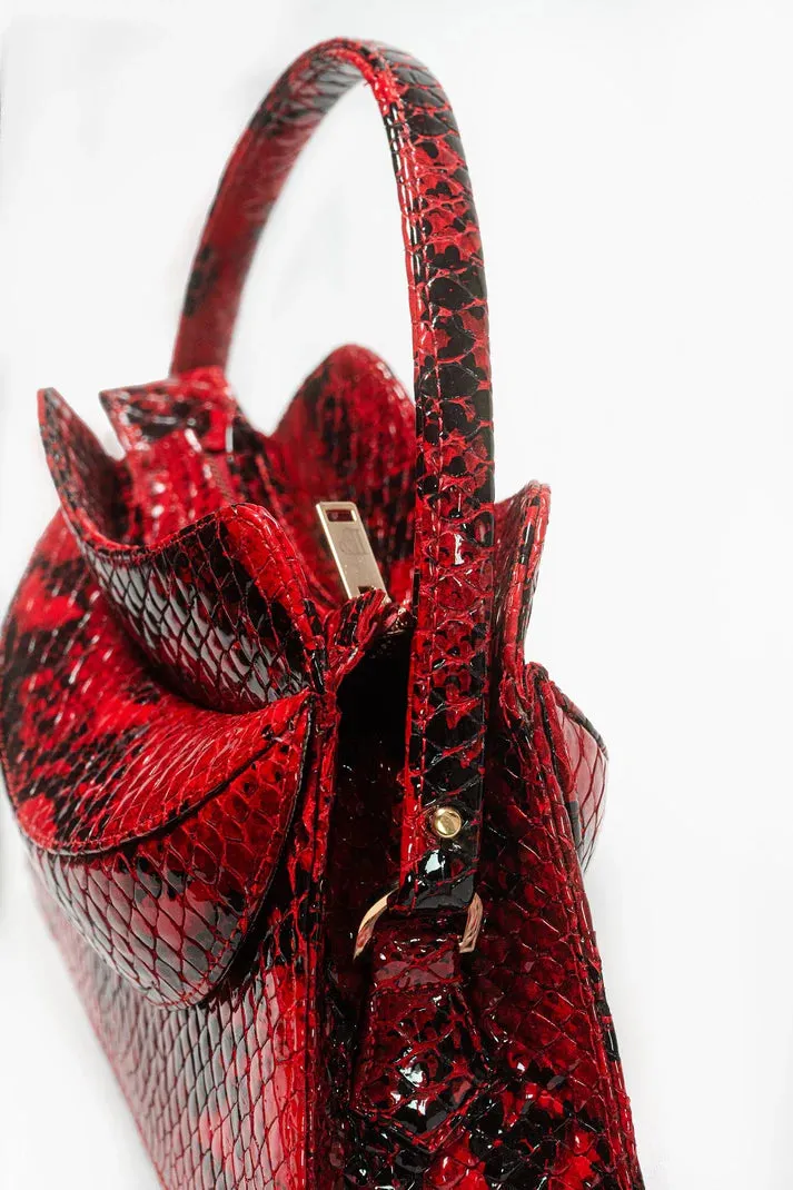 Dada Pedon Giza Crimson Cobra with Zipper closure